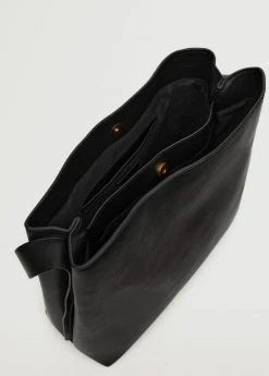 Mango LOGO - Shopping Bag - Noir | Damen -Mango Populaire Boutique f7306054bf604d7f86bdc7df1acd51a0