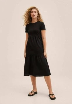 Mango Damen DUOLA - Freizeitkleid - Black -Mango Populaire Boutique f76d4686de5b4ac48bdc244dd56f6b55