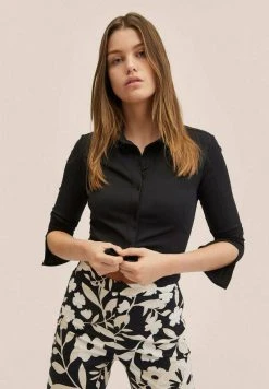 Mango MARGA-L - Stoffhose - Black | Damen -Mango Populaire Boutique f797b902ff9e4983a510beb98fb41266