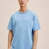 Mango ANOUK - T-Shirt Basic - Bleu Ciel | Herren