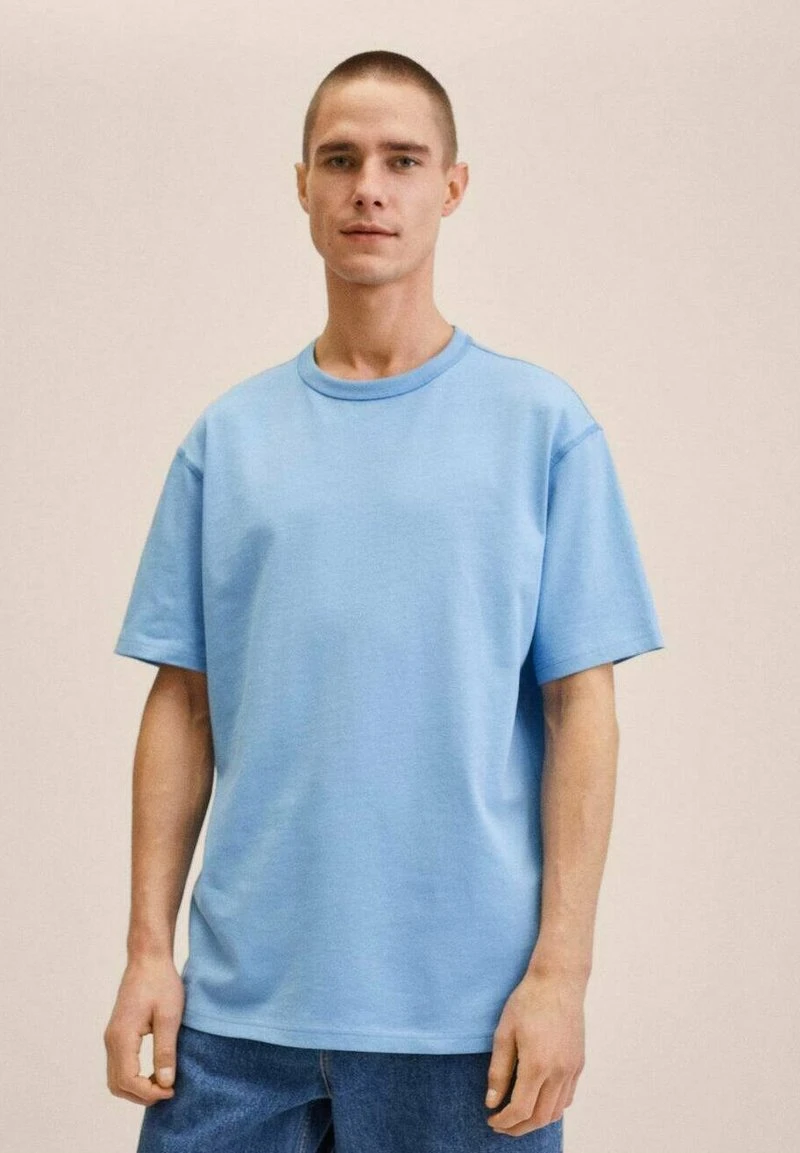 Mango ANOUK - T-Shirt Basic - Bleu Ciel | Herren 3 Mango ANOUK - T-Shirt Basic - Bleu Ciel | Herren
