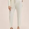 Mango BOREAL - Stoffhose - Ecru | Damen -Mango Populaire Boutique f7f2bcef8f374fdd860ba2ab2b3521d7