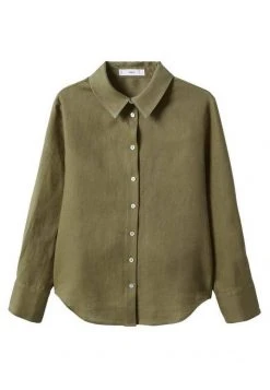 Mango Hemdbluse - Kaki | Damen -Mango Populaire Boutique f8988955c7b043cba818372794f02448