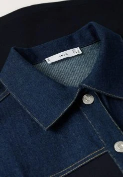 Mango Hemdbluse - Bleu Marine Fonce | Damen -Mango Populaire Boutique f8a03773469a46f5b9cc40b580633ca2