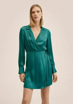 Mango SABRINA - Cocktailkleid/festliches Kleid - Vert | Damen