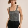 Mango Top - Donkergrijs | Damen -Mango Populaire Boutique f8ed928dd5634316b5df1f5305ebc258