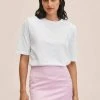 Mango HOMBRO - T-Shirt Basic - Blanc | Damen -Mango Populaire Boutique fa35d51098824a4a8244b3aa9ba561dc