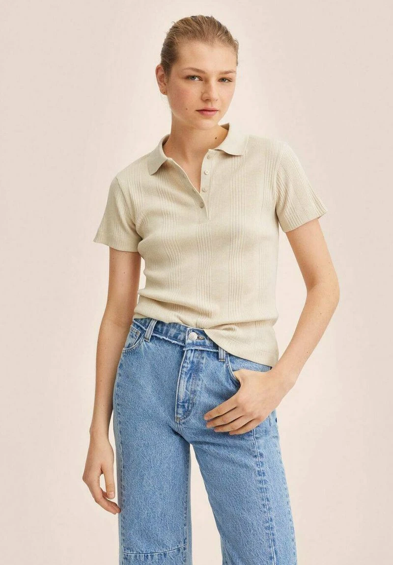 Mango Damen DIVA - Poloshirt - Zand 4 Mango Damen DIVA - Poloshirt - Zand – Bild 2