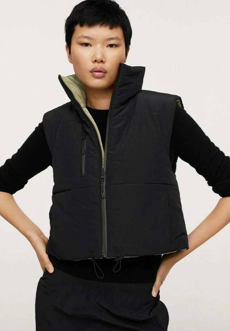 Mango Weste - Kaki | Damen 3 Mango Weste - Kaki | Damen