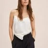 Mango CUMIN-L - Top - Off White | Damen -Mango Populaire Boutique fb0a3b71a3bb43cdb40de7e954efb07b