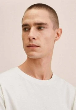 Mango CIRCO - T-Shirt Basic - Off White | Herren -Mango Populaire Boutique fb2536c965404628b92299dd2081b81f