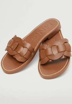Mango RIVER - Pantolette Flach - Leather | Damen -Mango Populaire Boutique fd239d2ce209427f9cff25233b8674fb