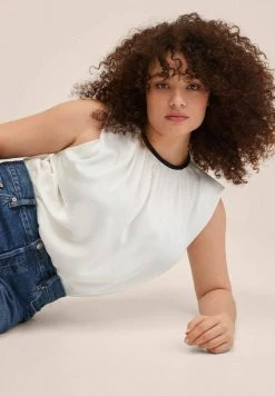 Mango CALIZA - Top - Ecru | Damen -Mango Populaire Boutique fd3b78bc1a624426b2f459c856721399