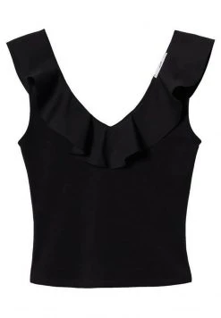 Mango Top - Zwart | Damen -Mango Populaire Boutique fd47429dafdd481cba366ade01887b1c