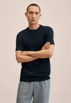 Mango ARRAONA - T-Shirt Basic - Bleu Marine | Herren