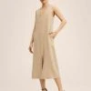 Mango TICKET - Freizeitkleid - Marron Moyen | Damen -Mango Populaire Boutique ff0ffb5b5bd7452a94ae3df1ed246b7d
