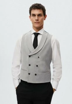 Mango TOMAS - Anzugweste - Grijs | Herren