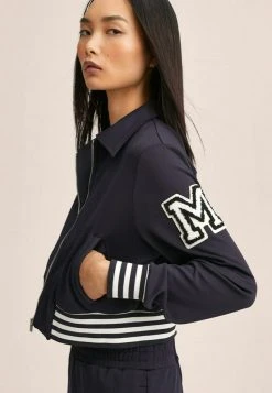 Mango BRAVE H - Leichte Jacke - Navy Blå | Damen -Mango Populaire Boutique ff38327c7f3c493cb17dc5896130a832