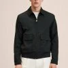 Mango Herren CARLES - Leichte Jacke - Schwarz -Mango Populaire Boutique ff40fd7dec494b4e9a7cd76510959cc7