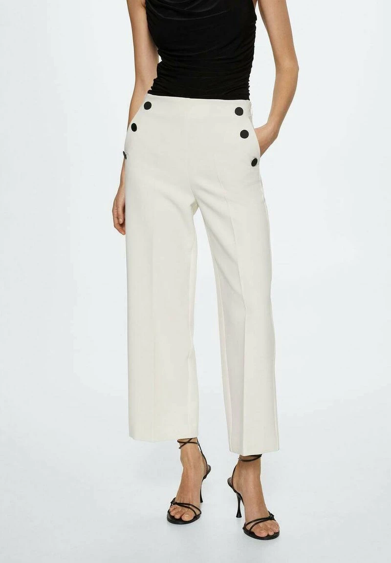 Mango GOLDYCRO - Stoffhose - Ecru | Damen 3 Mango GOLDYCRO - Stoffhose - Ecru | Damen